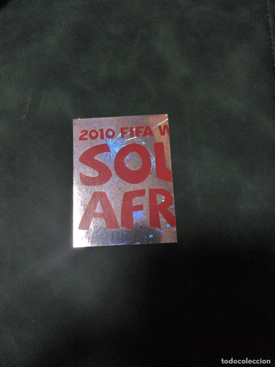 Cromos de f&uacute;tbol: Logo 2 mundial Sud&aacute;frica 2010 sin pegar