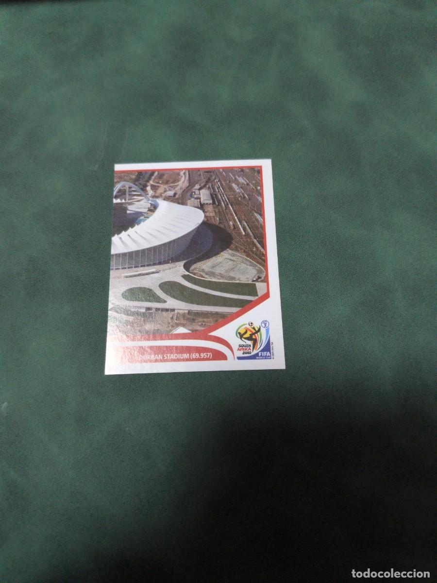 Cromos de f&uacute;tbol: Durban stadium n&deg; 9 mundial Sud&aacute;frica 2010 sin pegar