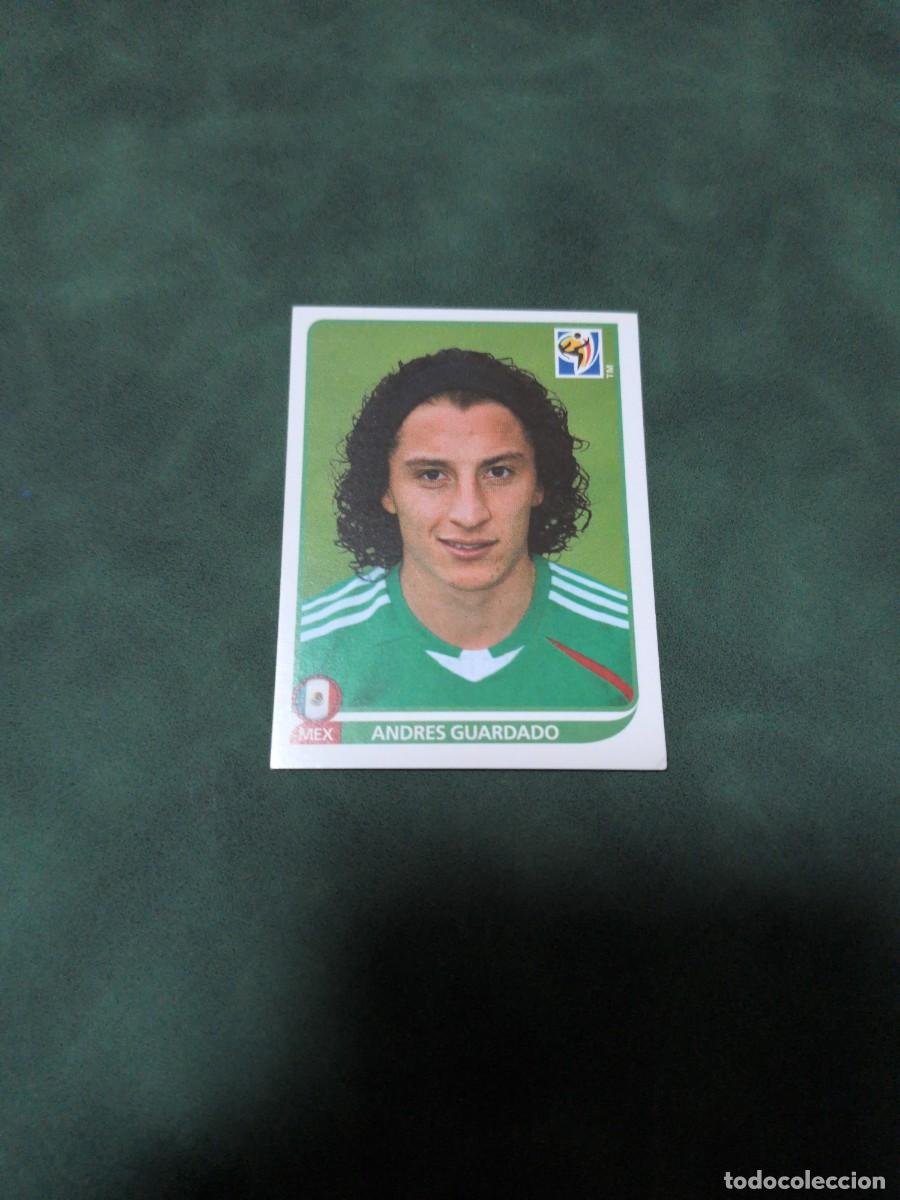 Cromos de f&uacute;tbol: Andr&eacute;s Guardado n&deg; 60 mundial Sud&aacute;frica 2010 sin pegar