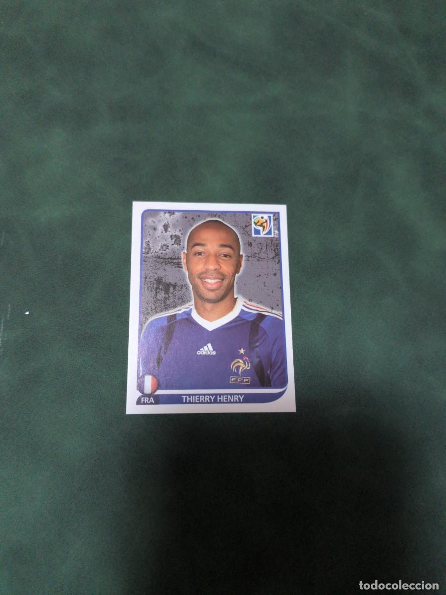 Cromos de f&uacute;tbol: Thierry Henry n&deg; 103 mundial Sud&aacute;frica 2010 sin pegar