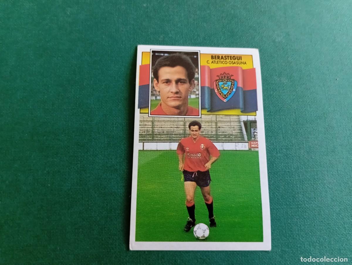 Fu&szlig;ball-Sticker: Liga Este 1990 1991 90 91 CA OSASUNA BERASTEGUI NUNCA PEGADO