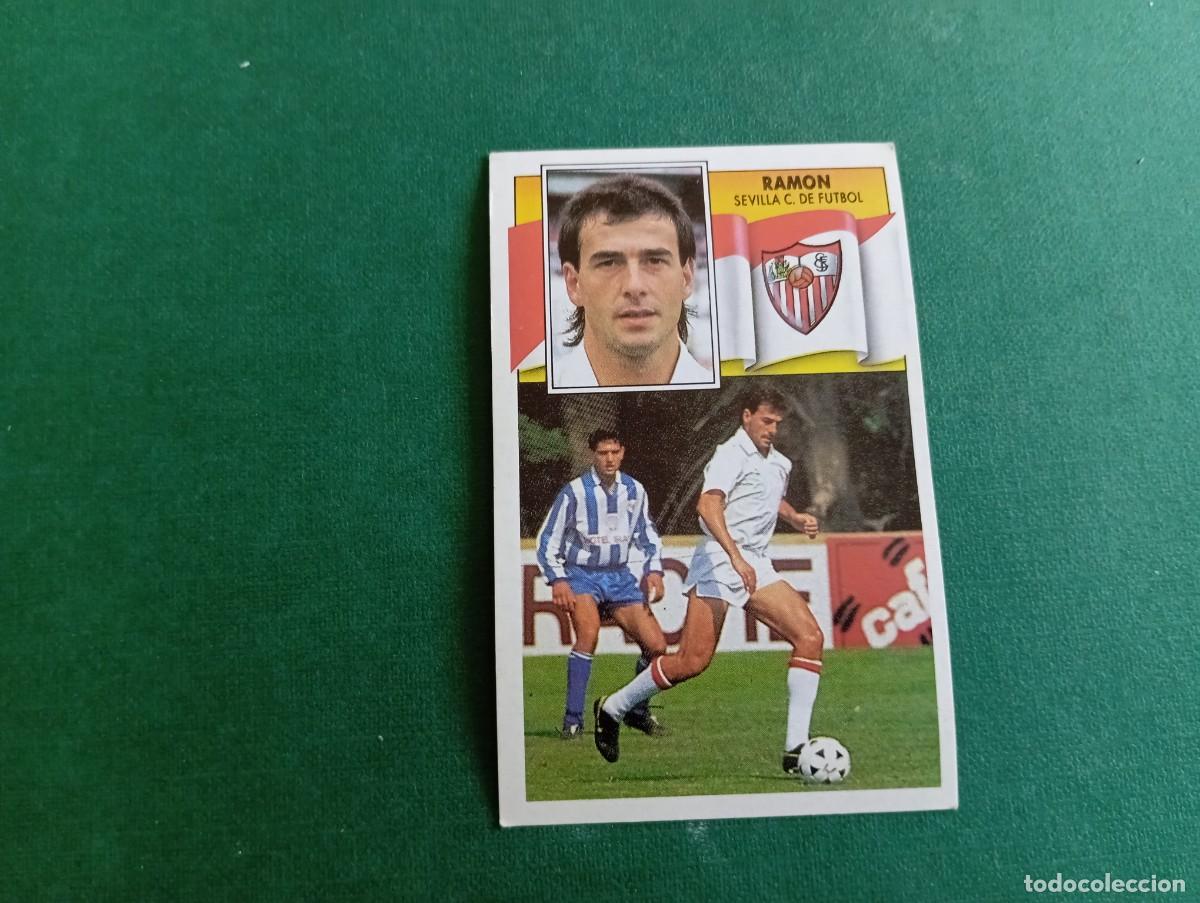 Fu&szlig;ball-Sticker: Liga Este 1990 1991 90 91 SEVILLA FC RAMON NUNCA PEGADO