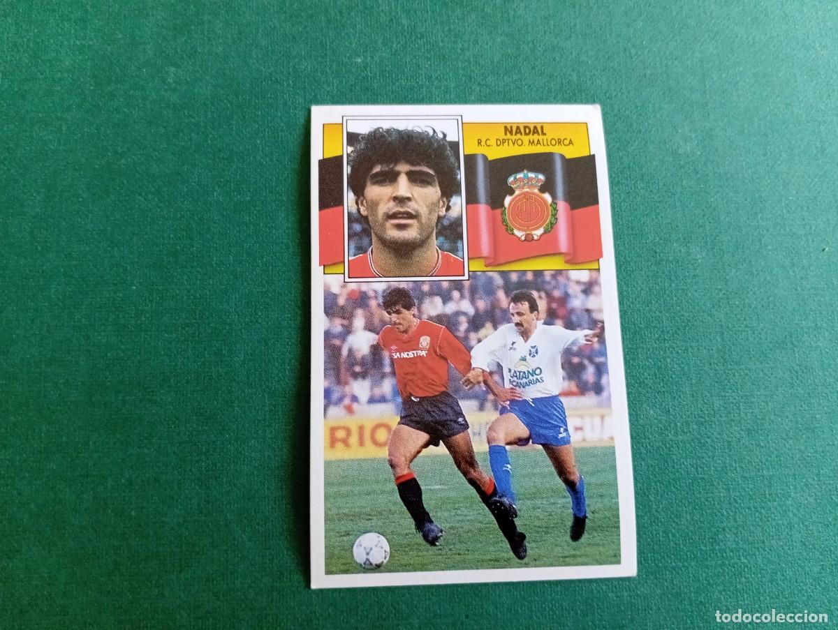 Fu&szlig;ball-Sticker: Liga Este 1990 1991 90 91 RCD MALLORCA NADAL NUNCA PEGADO