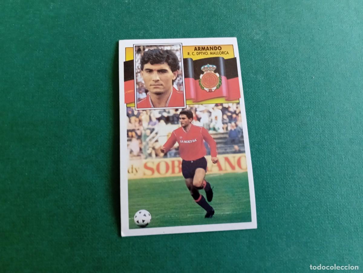 Fu&szlig;ball-Sticker: Liga Este 1990 1991 90 91 RCD MALLORCA ARMANDO NUNCA PEGADO FICHAJES 10