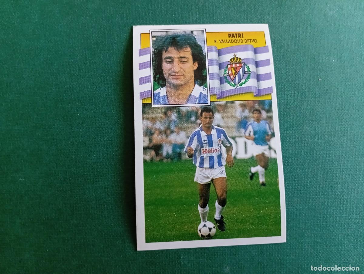 Fu&szlig;ball-Sticker: Liga Este 1990 1991 90 91 VALLADOLID CF PATRI NUNCA PEGADO