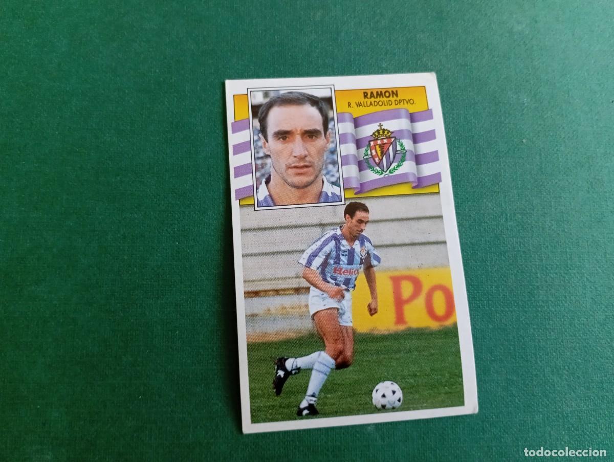 Fu&szlig;ball-Sticker: Liga Este 1990 1991 90 91 VALLADOLID CF RAMON NUNCA PEGADO