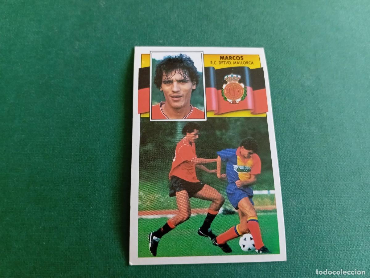 Fu&szlig;ball-Sticker: Liga Este 1990 1991 90 91 RCD MALLORCA MARCOS NUNCA PEGADO