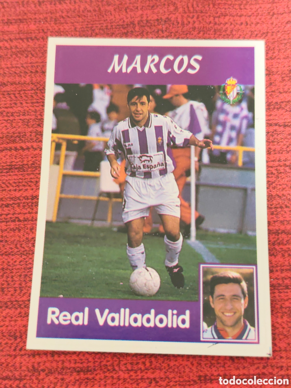 Cromos de f&uacute;tbol: 102A MARCOS REAL VALLADOLID PANINI LIGA 1997 1998