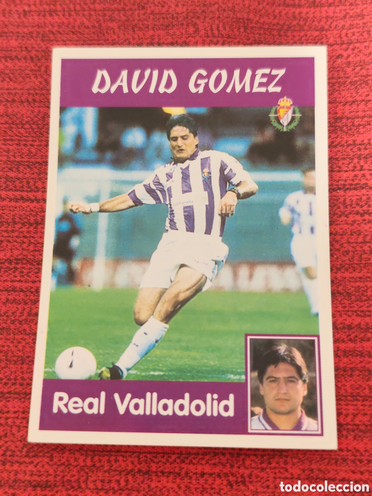 Cromos de f&uacute;tbol: 101A DAVID G&Oacute;MEZ REAL VALLADOLID PANINI LIGA 1997 1998
