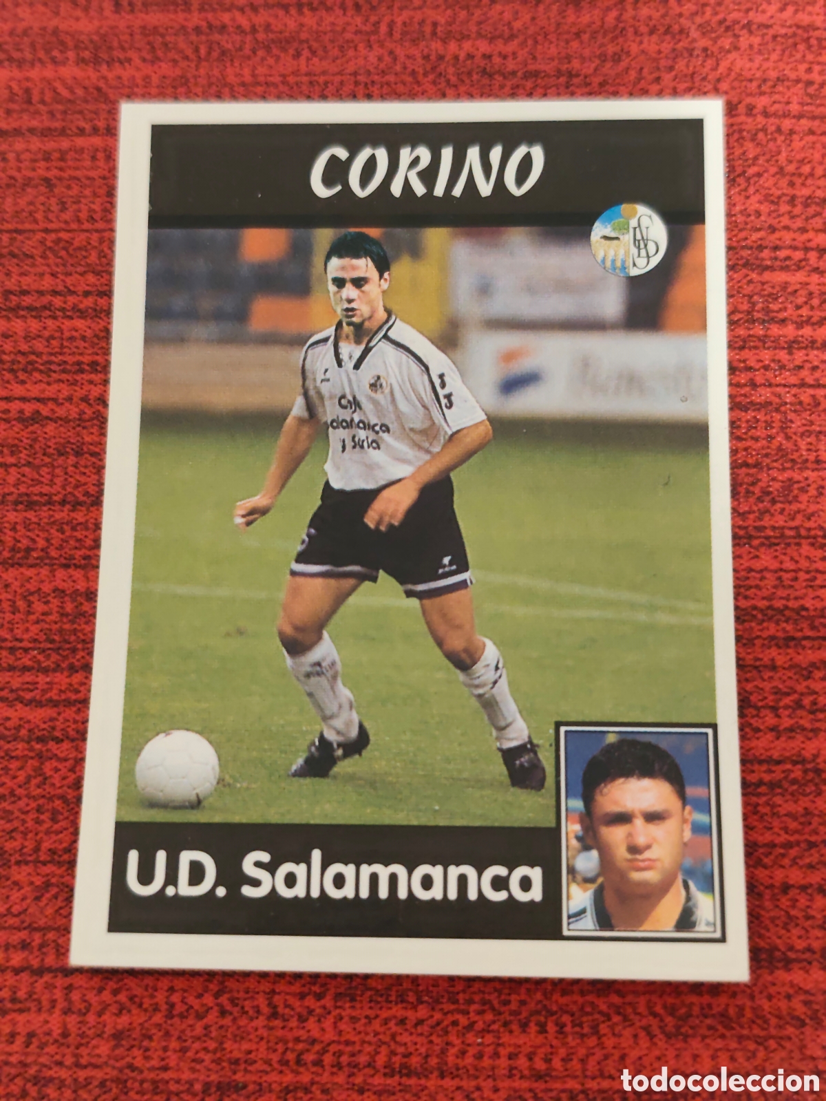Cromos de f&uacute;tbol: COLOCA 293 CORINO SALAMANCA PANINI LIGA 1997 1998