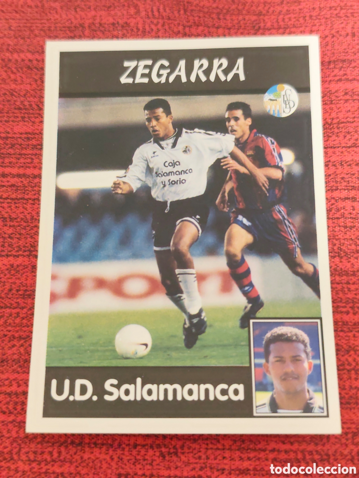 Cromos de f&uacute;tbol: BAJA ZEGARRA SALAMANCA PANINI LIGA 1997 1998