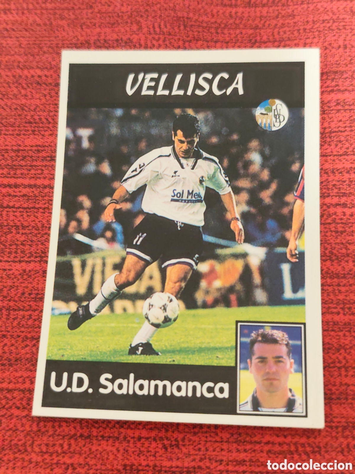 Cromos de f&uacute;tbol: 298 VELLISCA SALAMANCA PANINI LIGA 1997 1998
