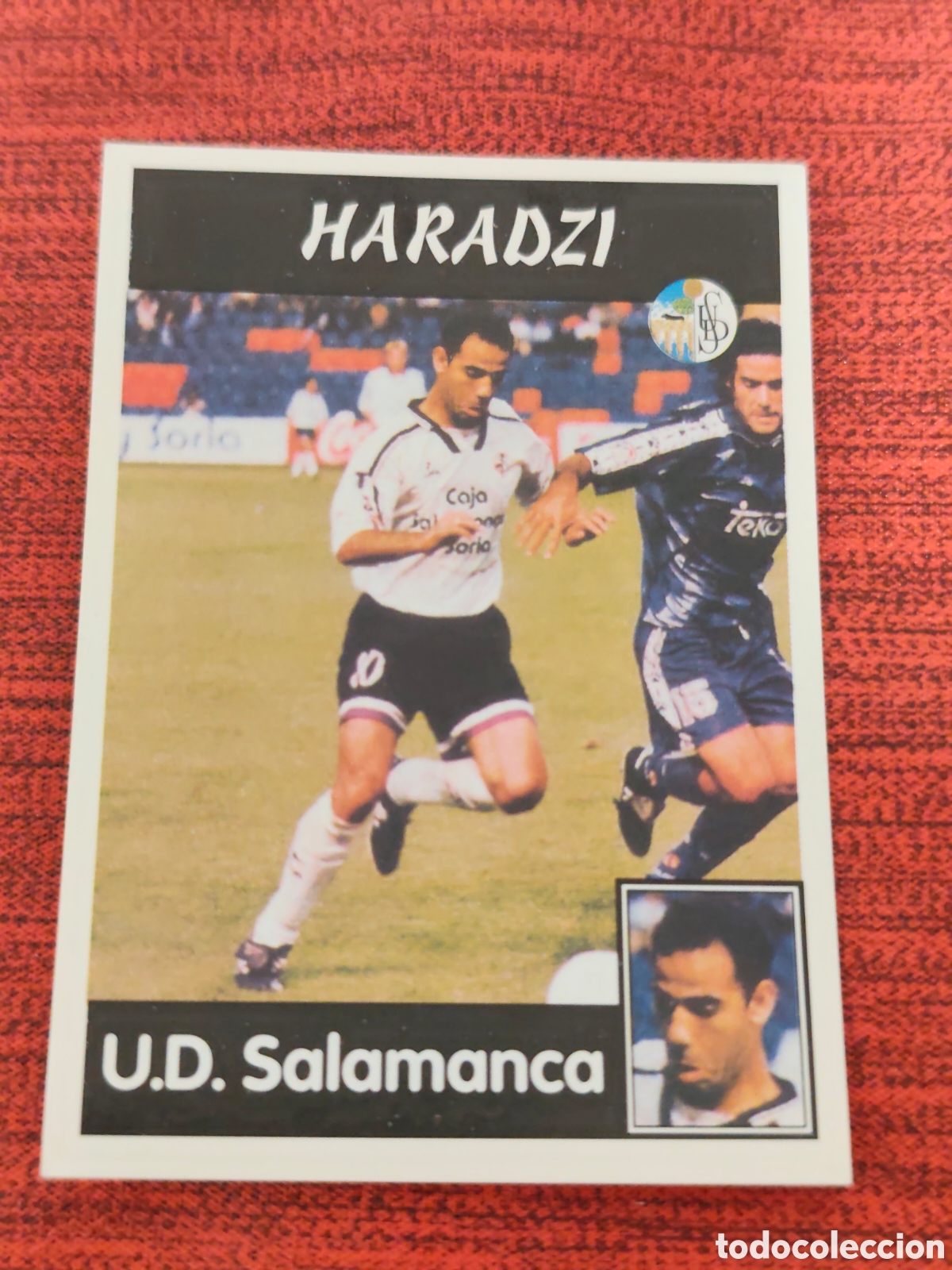 Cromos de f&uacute;tbol: COLOCA 300 HARADZI SALAMANCA PANINI LIGA 1997 1998