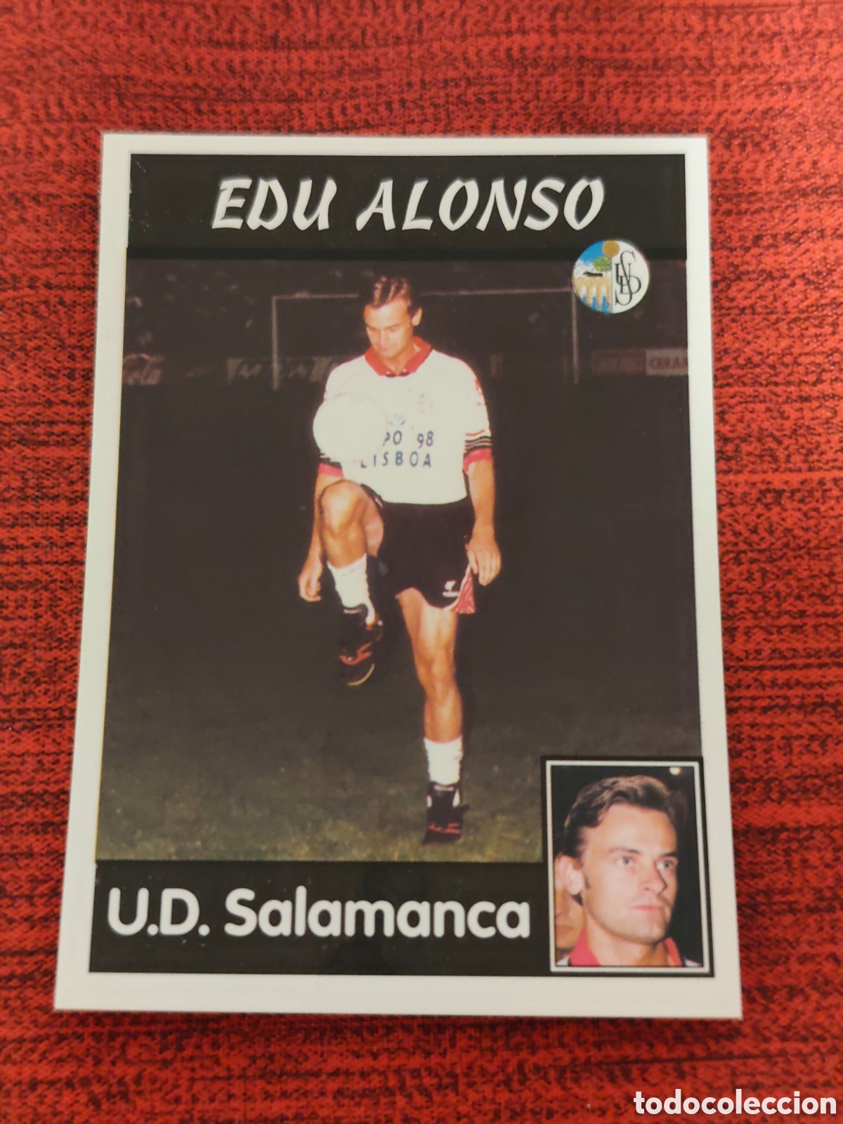 Cromos de f&uacute;tbol: COLOCA 300A EDU ALONSO SALAMANCA PANINI LIGA 1997 1998