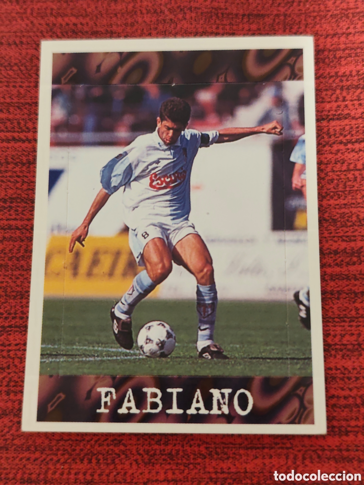 Cromos de f&uacute;tbol: POP UP FABIANO COMPOSTELA PANINI LIGA 1997 1998