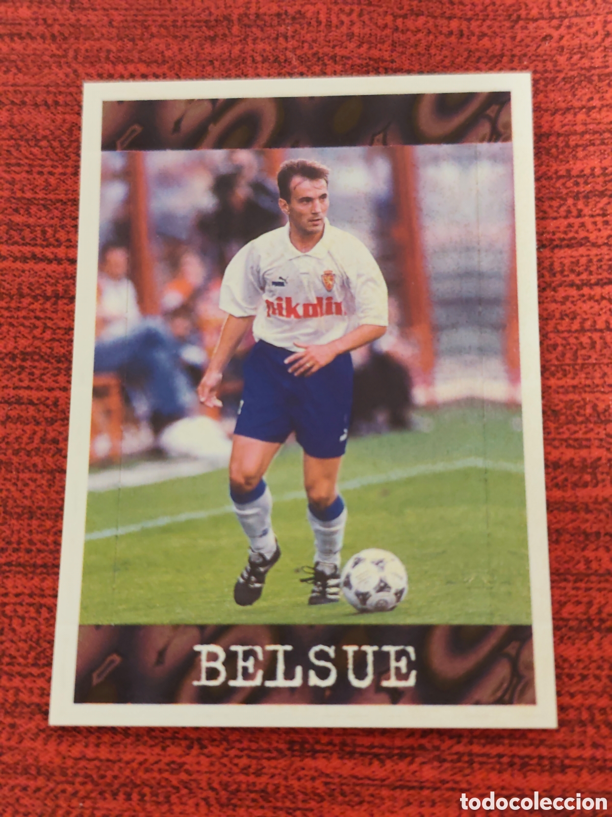 Cromos de f&uacute;tbol: POP UP BELSUE REAL ZARAGOZA PANINI LIGA 1997 1998