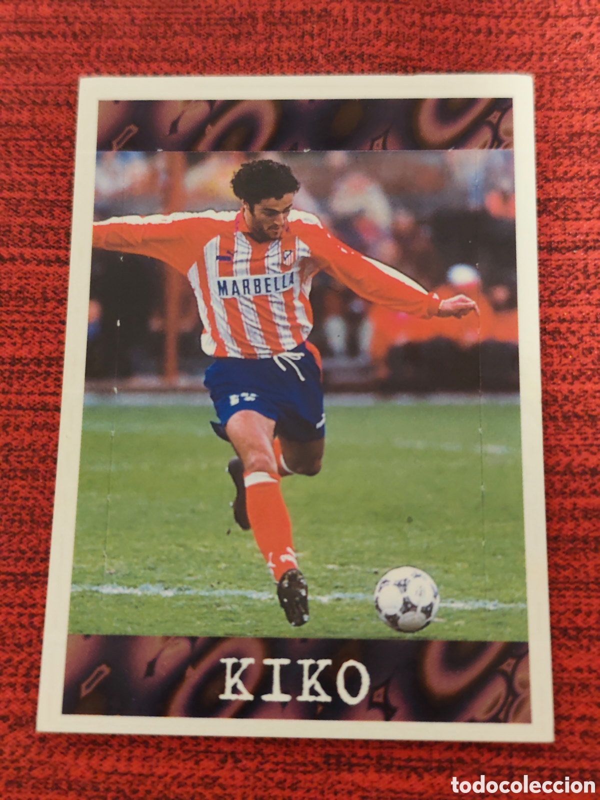 Cromos de f&uacute;tbol: POP UP KIKO ATL&Eacute;TICO MADRID PANINI LIGA 1997 1998