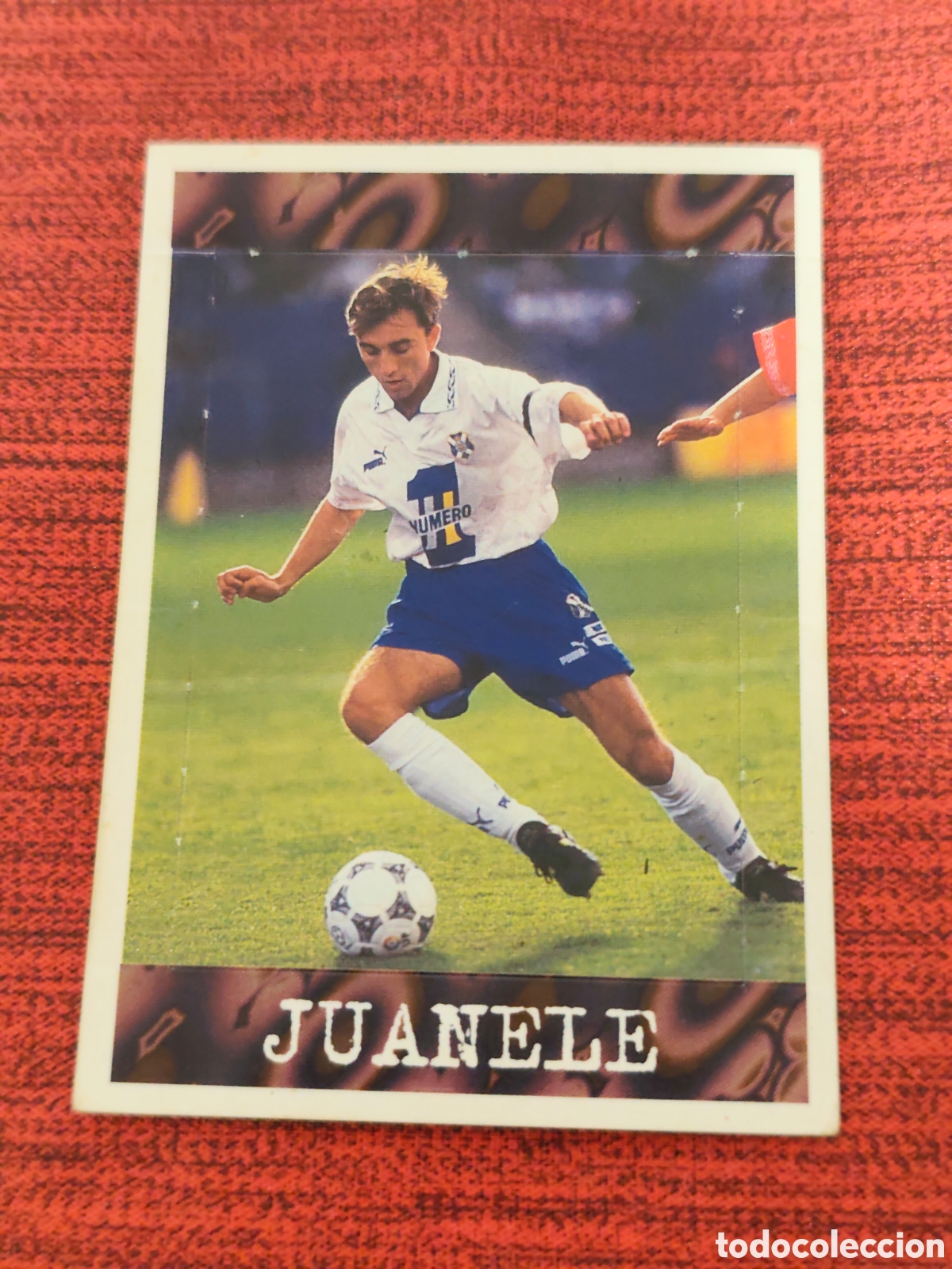 Cromos de f&uacute;tbol: POP UP JUANELE TENERIFE PANINI LIGA 1997 1998