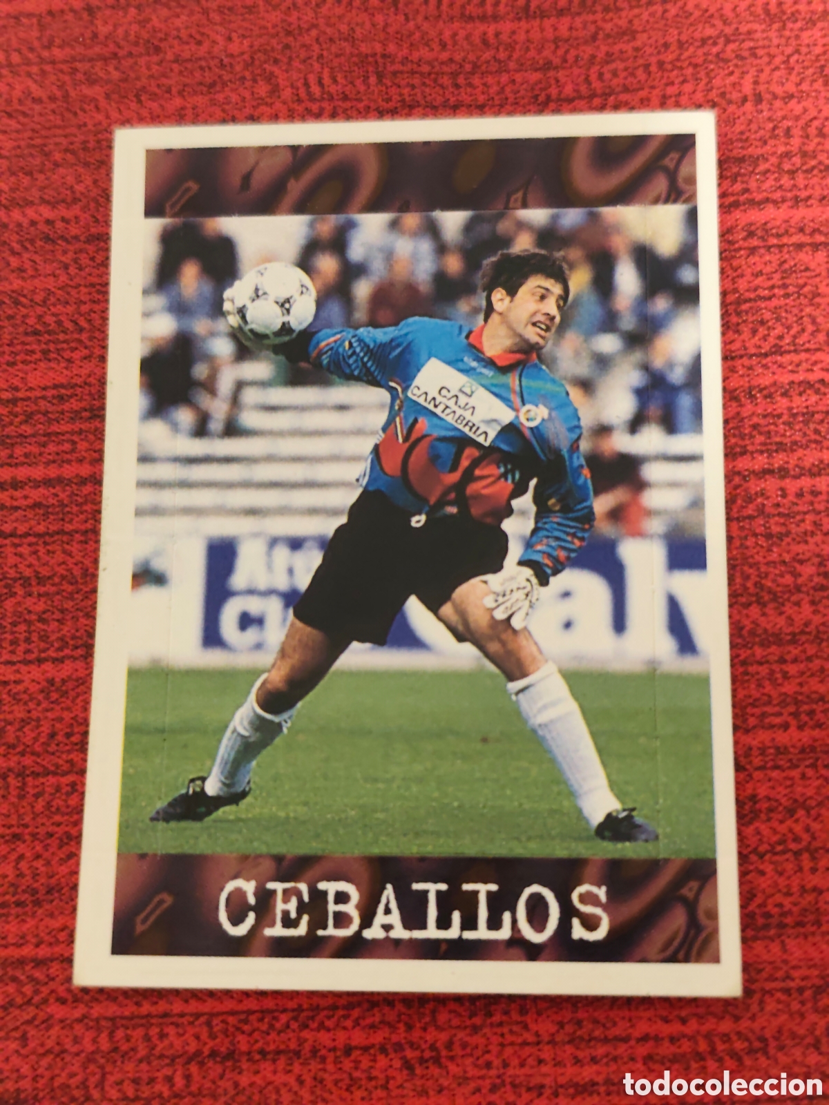 Cromos de f&uacute;tbol: POP UP CEBALLOS RACING SANTANDER PANINI LIGA 1997 1998