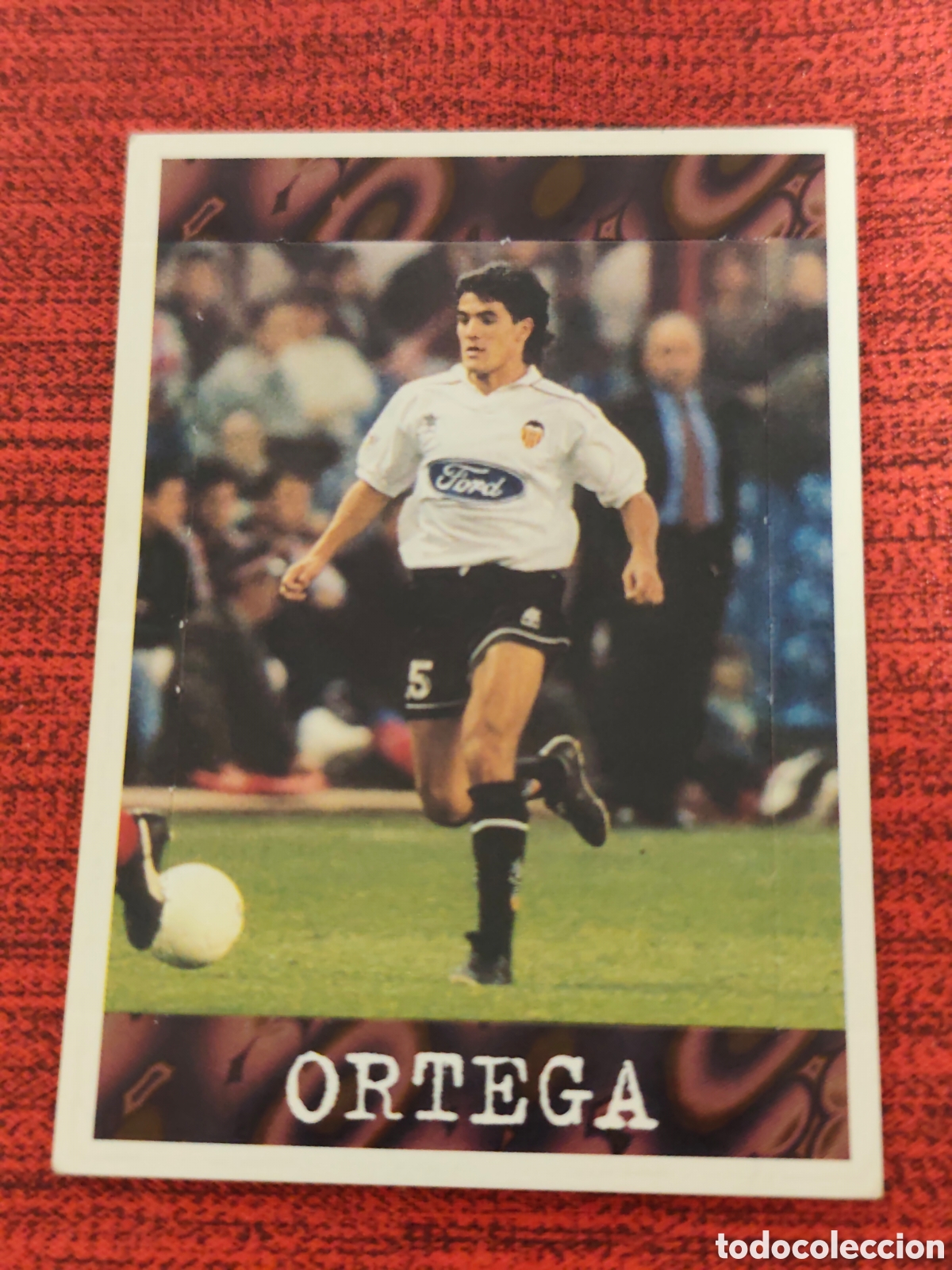 Cromos de f&uacute;tbol: POP UP ORTEGA VALENCIA PANINI LIGA 1997 1998