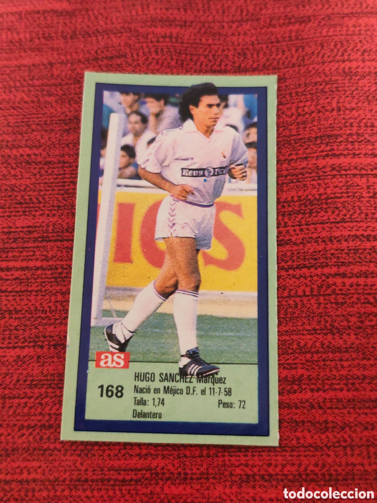 Cromos de f&uacute;tbol: 168 HUGO S&Aacute;NCHEZ REAL MADRID ASES DE LA LIGA 1989 1990 DIARIO AS