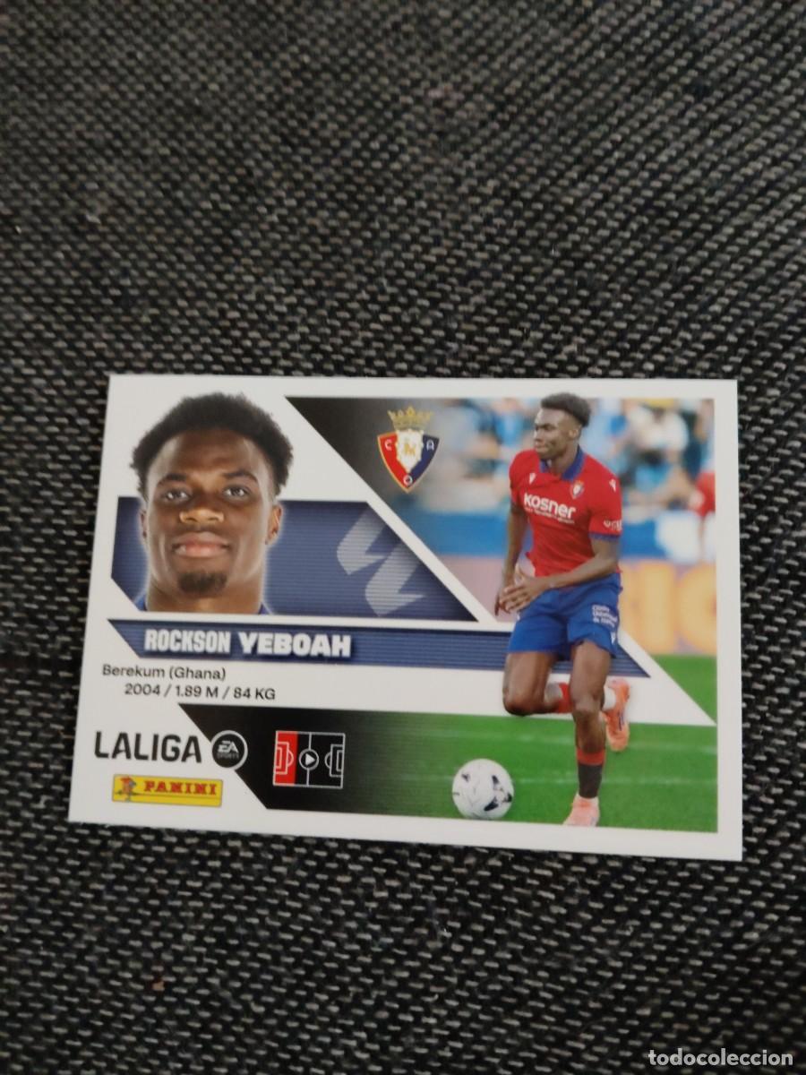 Cromos de f&uacute;tbol: 7 bis yeboah Osasuna ediciones este liga 2026-27