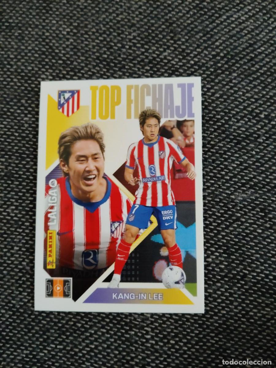 Cromos de f&uacute;tbol: 68 kang in lee top fichaje Atletico de Madrid ediciones este liga 2026-27