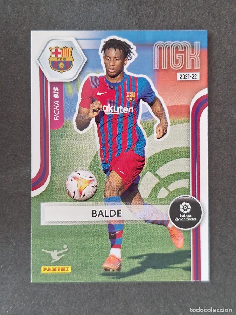 Cromos de f&uacute;tbol: LVM BALDE F. C. BARCELONA 63 BIS PANINI MEGACRACKS 2021 2022 21 22