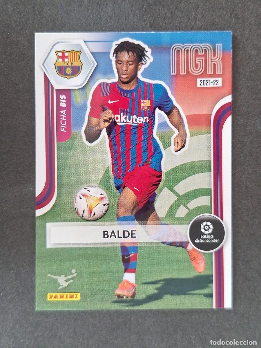 Cromos de f&uacute;tbol: LVM BALDE F. C. BARCELONA 63 BIS PANINI MEGACRACKS 2021 2022 21 22