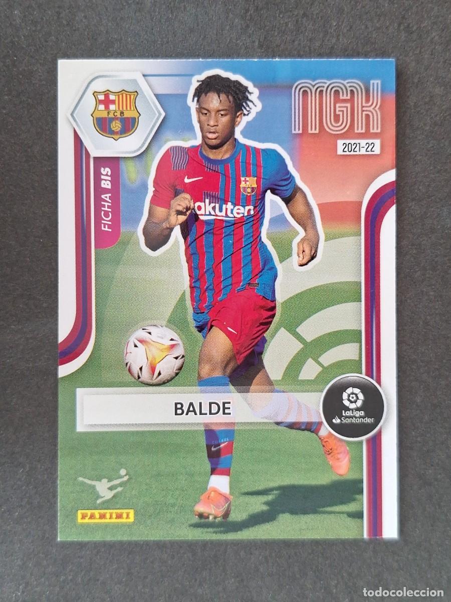 Cromos de f&uacute;tbol: LVM BALDE F. C. BARCELONA 63 BIS PANINI MEGACRACKS 2021 2022 21 22