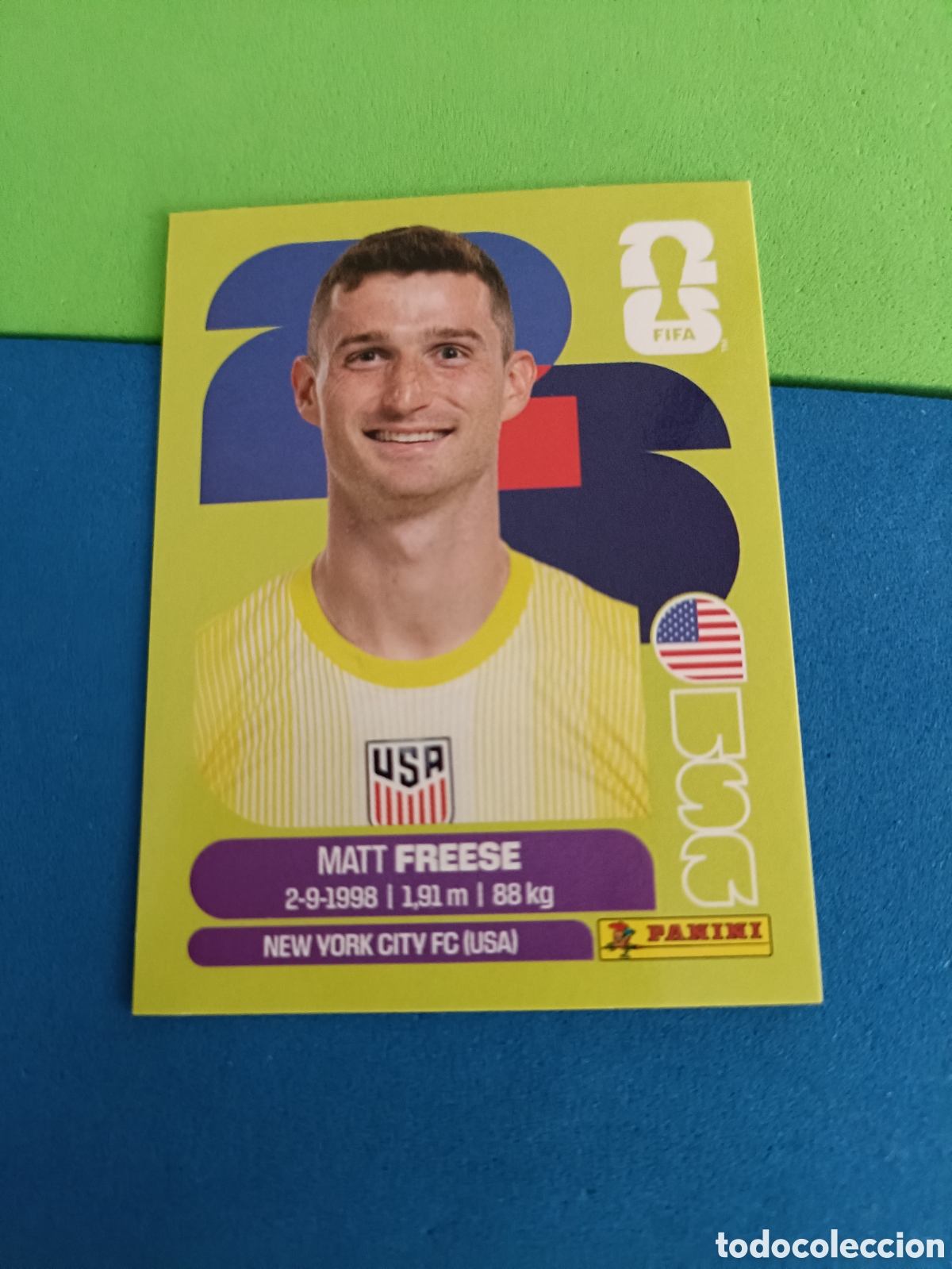 Cromos de f&uacute;tbol: Panini United Edition Mundial Fifa World cup 2026 26 sticker - USA 2 Freese