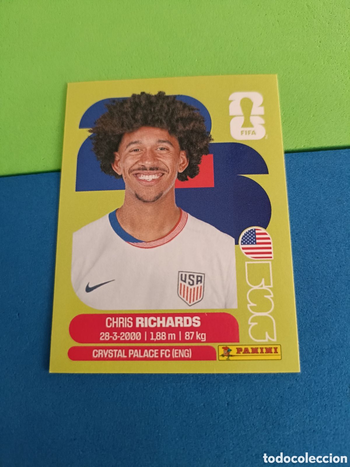 Cromos de f&uacute;tbol: Panini United Edition Mundial Fifa World cup 2026 26 sticker - USA 3 Richards