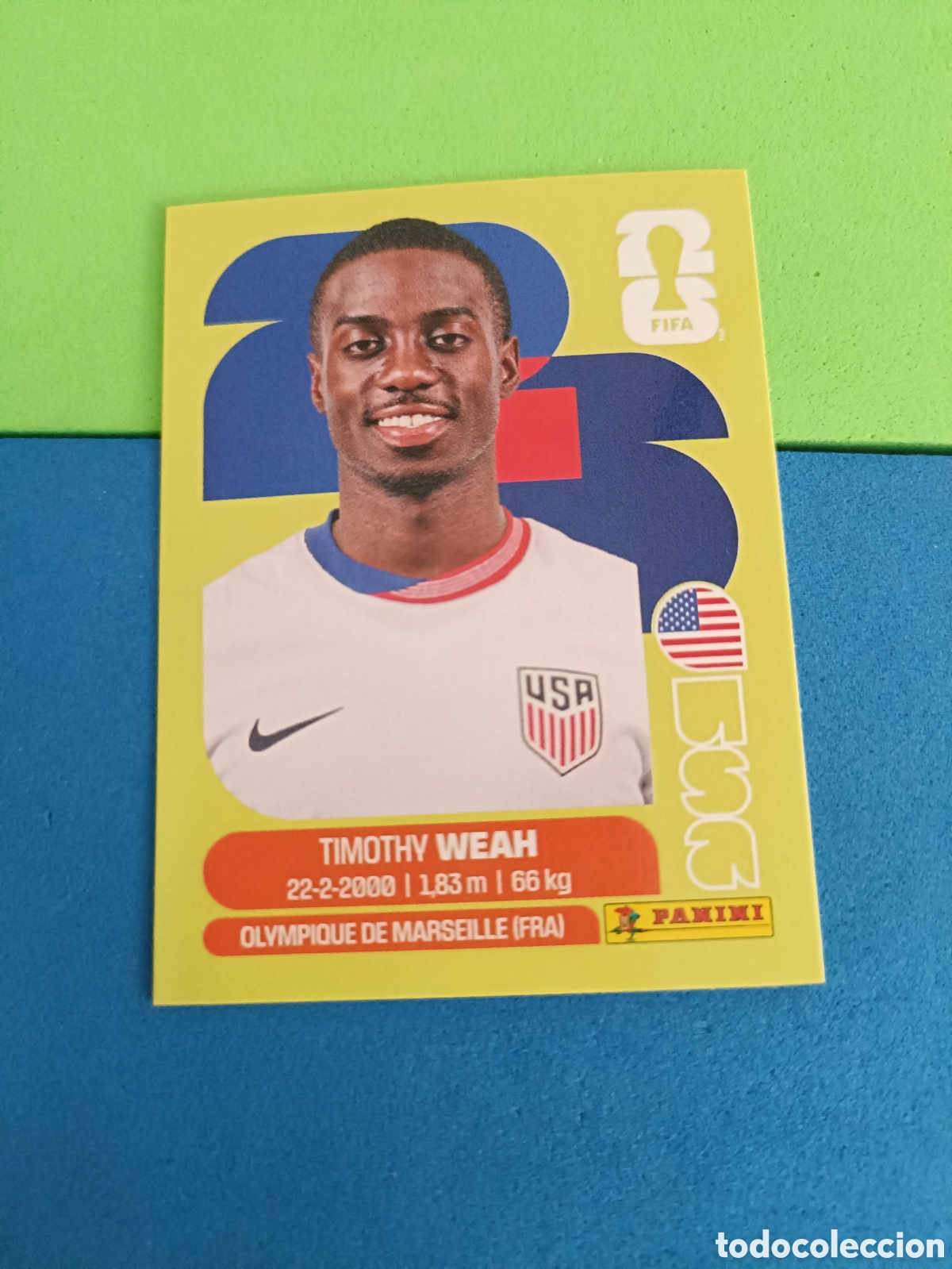 Cromos de f&uacute;tbol: Panini United Edition Mundial Fifa World cup 2026 26 sticker - USA 12 Weah