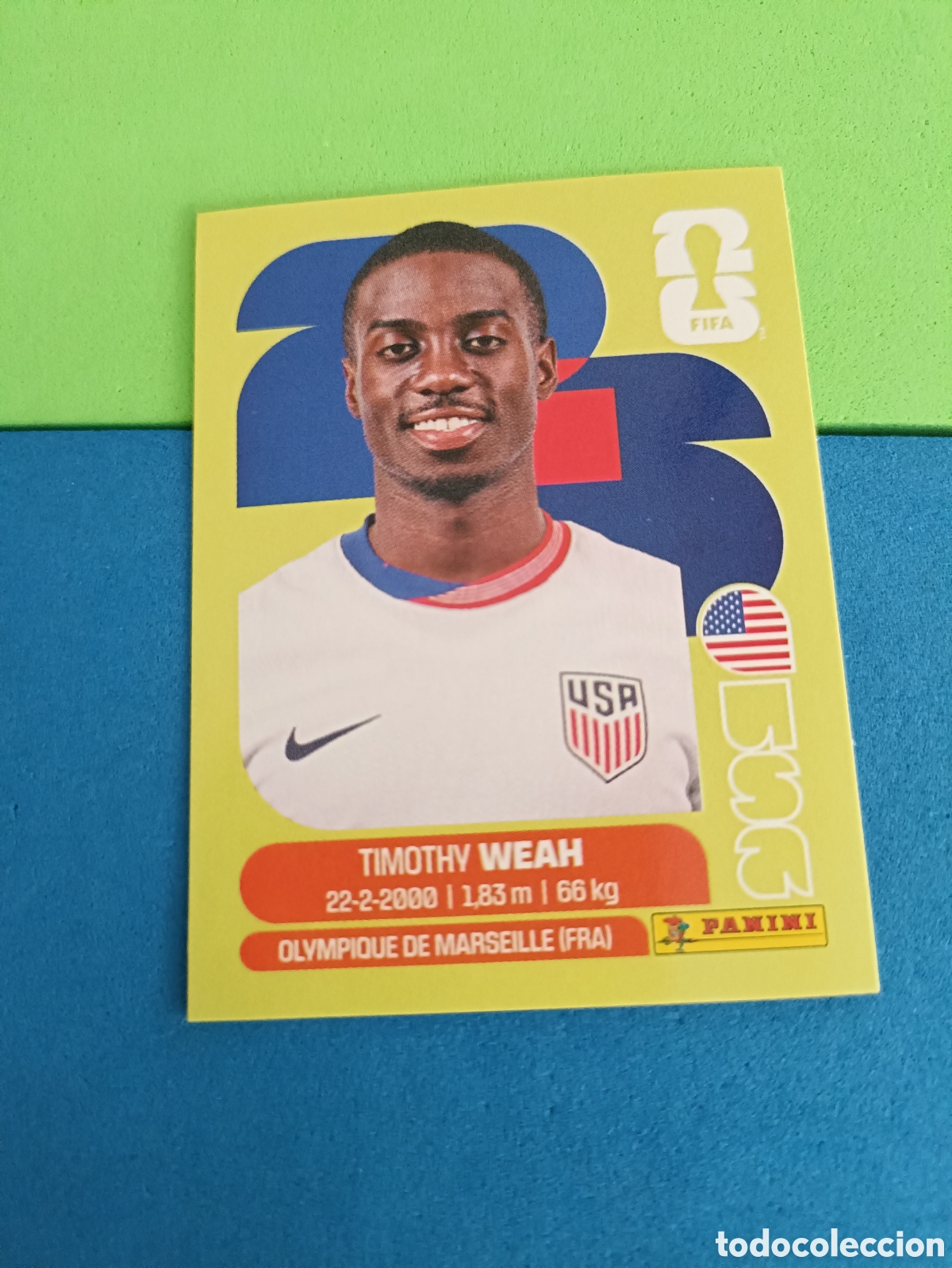 Cromos de f&uacute;tbol: Panini United Edition Mundial Fifa World cup 2026 26 sticker - USA 12 Weah