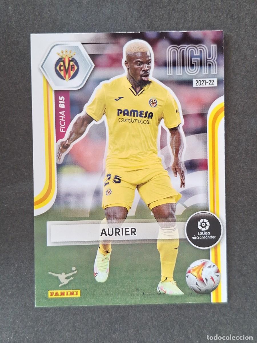 Cromos de f&uacute;tbol: LVM AURIER VILLARREAL C. F. 346 BIS PANINI MEGACRACKS 2021 2022 21 22