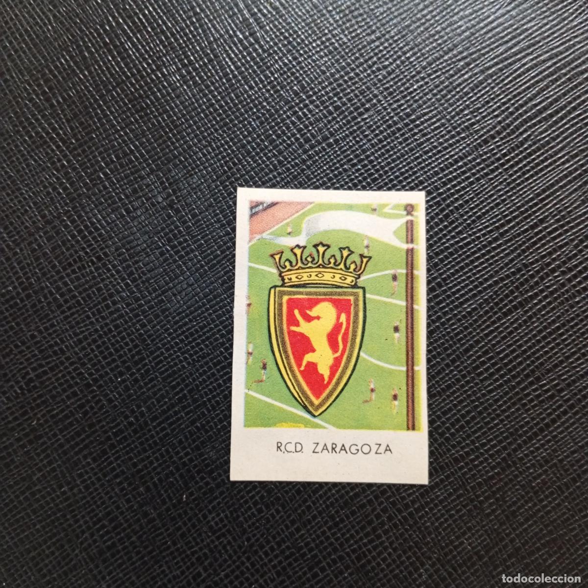 Cromos de f&uacute;tbol: 183 ESCUDO ZARAGOZA RUIZ ROMERO CAMPEONATOS 1959 1960 59 60 - DESPEGADO - (MD-06/07) PG1