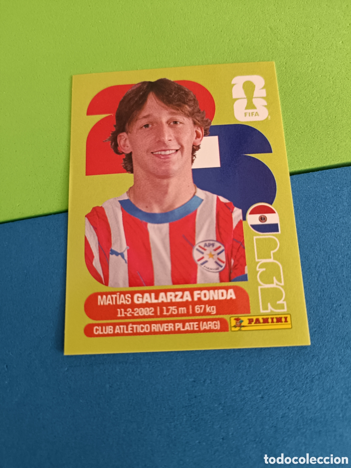 Cromos de f&uacute;tbol: Panini United Edition Mundial Fifa World cup 2026 26 sticker - PAR 14 Galarza Fonda
