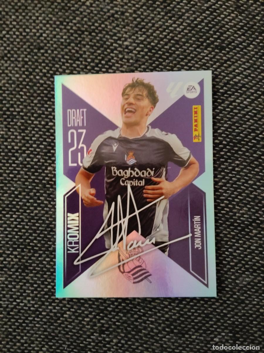 Cromos de f&uacute;tbol: 13 Jon Mart&iacute;n real sociedad draft 23 kromix liga este 2026-27