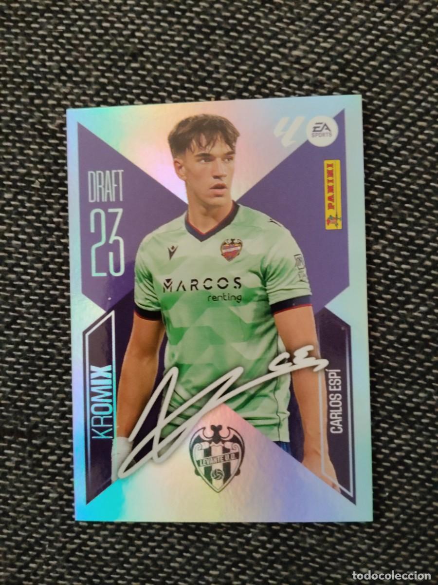 Cromos de f&uacute;tbol: 4 Carlos espi levante draft kromix 23 liga este 2026-27