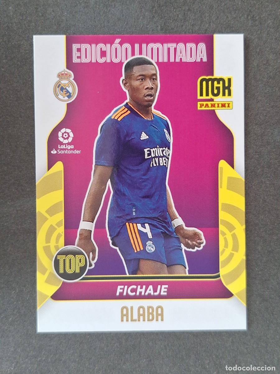 Cromos de f&uacute;tbol: LVM ALABA REAL MADRID TOP FICHAJE EDICON LIMITADA PANINI MEGACRACKS 2021 2022 21 22
