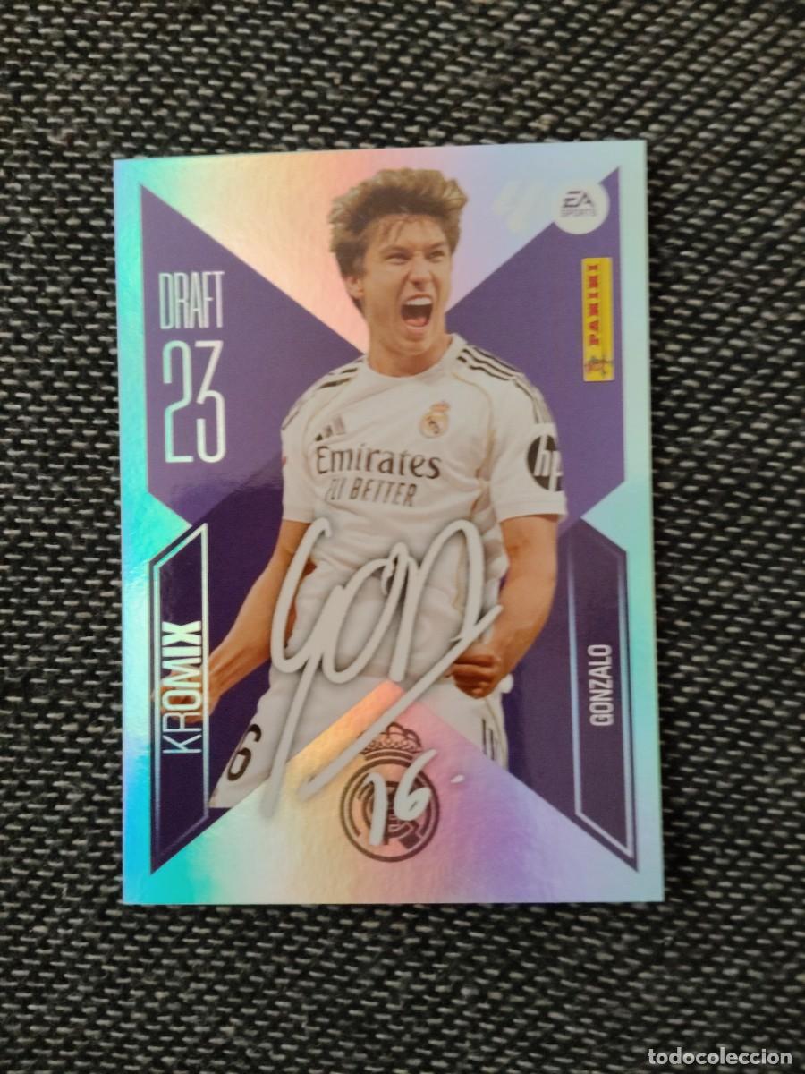 Cromos de f&uacute;tbol: 9 Gonzalo real Madrid draft 23 kromix liga este 2026-27