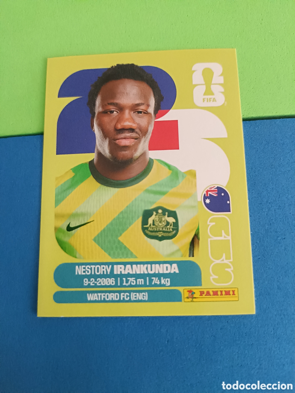 Cromos de f&uacute;tbol: Panini United Edition Mundial Fifa World cup 2026 26 sticker - AUS 19 Irankunda