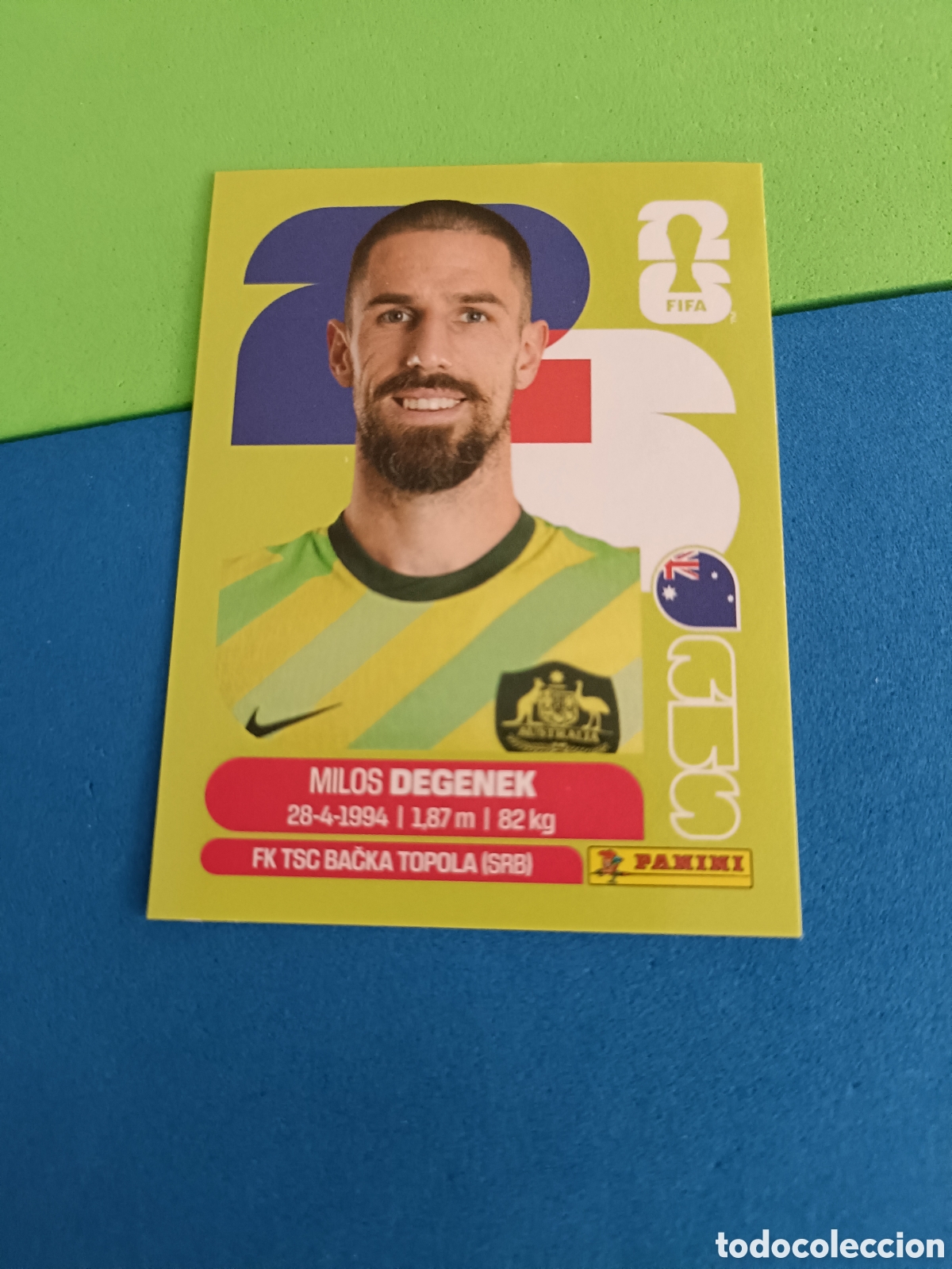 Cromos de f&uacute;tbol: Panini United Edition Mundial Fifa World cup 2026 26 sticker - AUS 10 Degenek