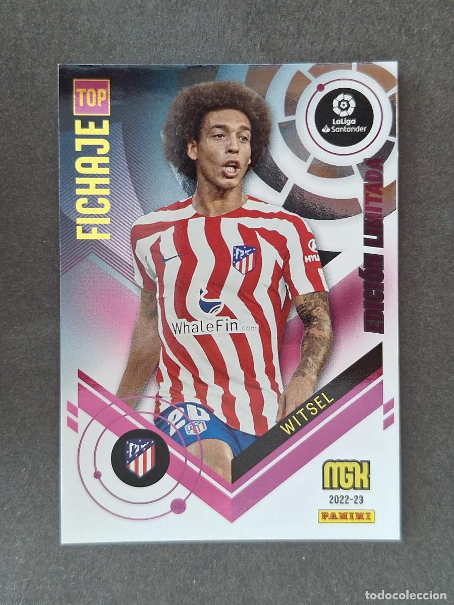 Cromos de f&uacute;tbol: LVM WITSEL ATLETICO DE MADRID TOP FICHAJE EDICON LIMITADA PANINI MEGACRACKS 2021 2022 21 22