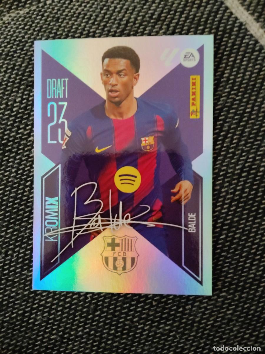 Cromos de f&uacute;tbol: K2 balde FC Barcelona draft 23 kromix liga este 2026-27