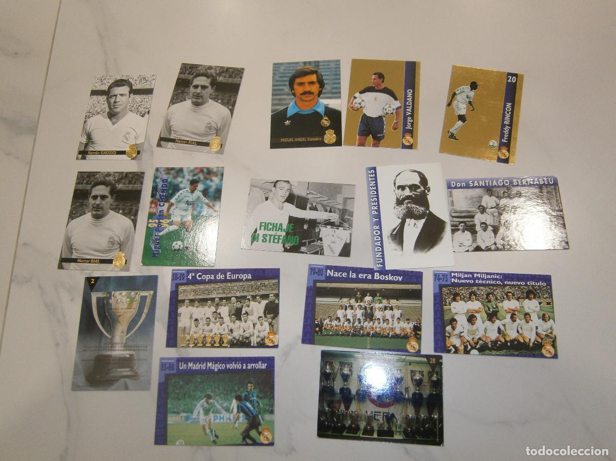 Cromos de f&uacute;tbol: REAL MADRID ORO 1902-1996 MAGIC BOX INTERNATIONAL - 1996