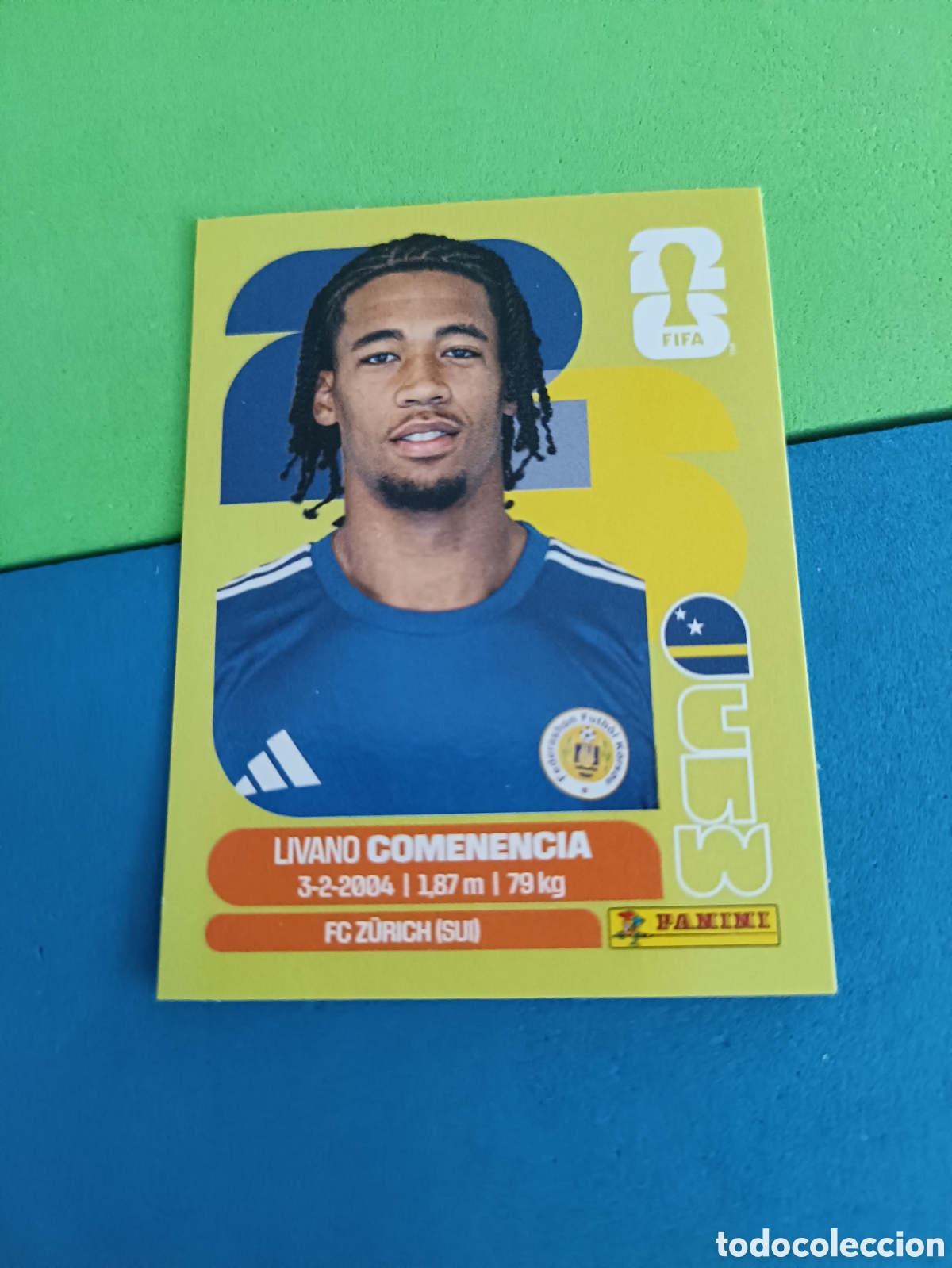 Cromos de f&uacute;tbol: Panini United Edition Mundial Fifa World cup 2026 26 sticker - CUW 9 Comenencia