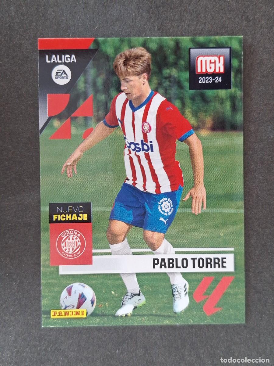 Cromos de f&uacute;tbol: LVM PABLO TORRE GIRONA F. C. NUEVO FICHAJE 458 PANINI MEGACRACKS 2023 2024 23 24