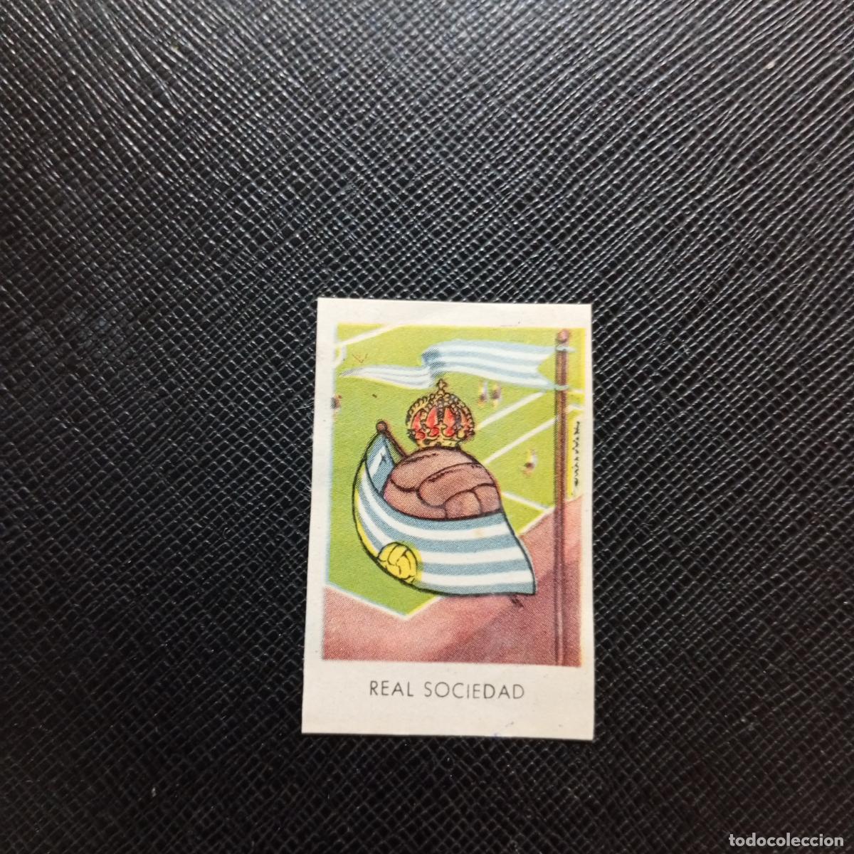 Cromos de f&uacute;tbol: 203 ESCUDO REAL SOCIEDAD RUIZ ROMERO CAMPEONATOS 1959 1960 59 60 - DESPEGADO - (MD06/07) PG19