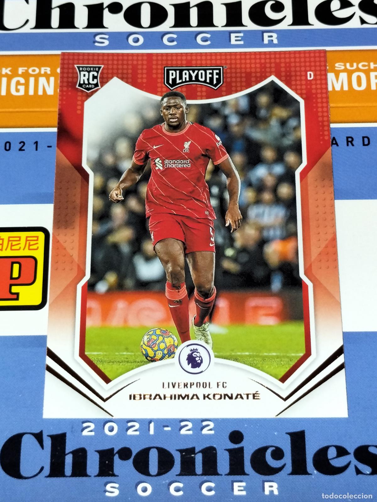 Cromos de f&uacute;tbol: 68 IBRAHIMA KONATE RC ROOKIE LIVERPOOL CARD CHRONICLES PLAYOFF PREMIER SOCCER 2021 2022 21 22 PANINI